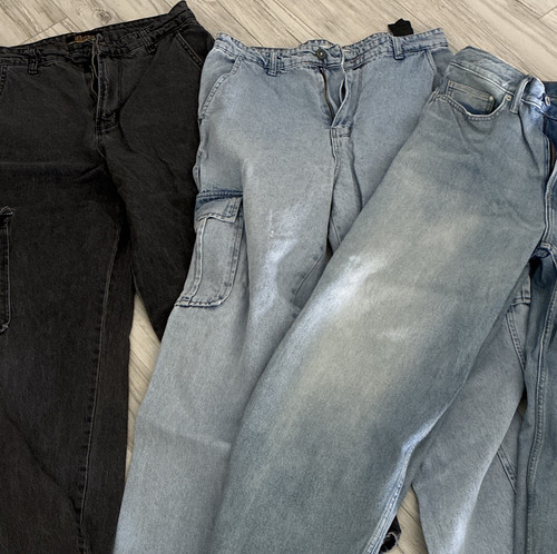 Denim herren baggy jeans 3 - denim,