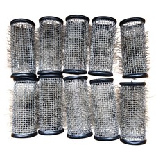 Lockenwickler Metall Borsten Haftwickler, Borsten Metallwickler