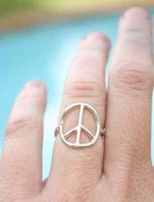 peace ring 925 Sterling Silver