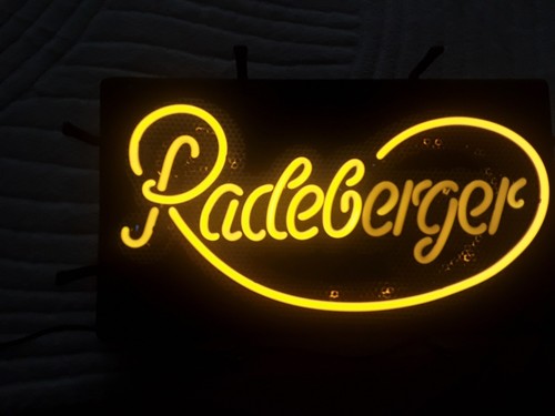 Radeberger leuchtreklame - radeberger,