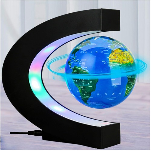 Schwebender globus mit - schwebender,