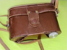 alte Kamera Kodak Retina mit Xenar Objektiv Compur Rapid mit Lederhülle Patent