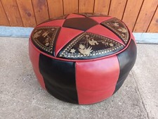 60er Vintage Hocker Sitzkissen