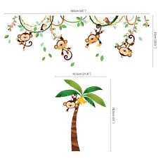 Wandsticker Kinderzimmer Affen