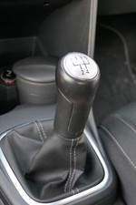 Polo 6R 6C Schaltknauf Schaltsack Schaltknüppel schwarz 5-Gang Leder  TOUR