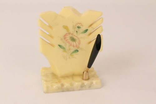 Alabaster federhalter - alabaster,