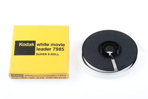 Kodak white movie leader - white,