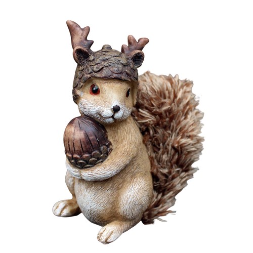 Eichhörnchen dekofigur mit - eichhörnchen,