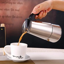 Espressokanne aus Edelstahl