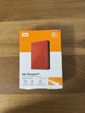 WD My Passport 6TB 2.5zoll USB3.0 rot