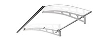 Schartec aluminium vordach - aluminium,