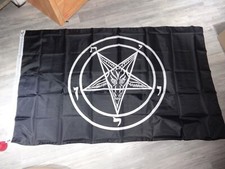 Black metal occult flag - flag, flagge