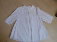 Weiße Damen Bluse Tunika 38