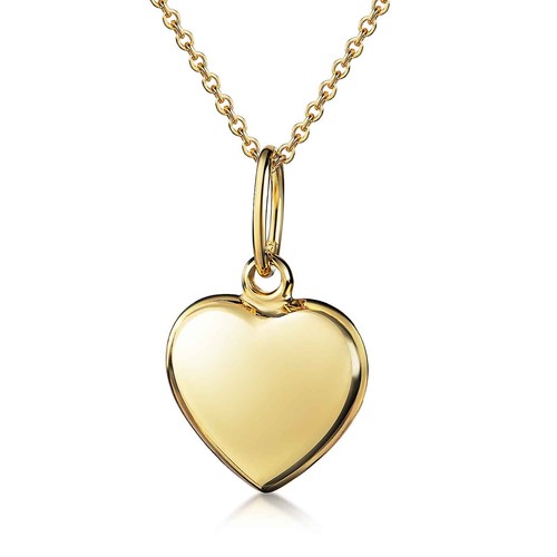 Materia herzkette gold 375 - gold,