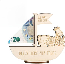 Holz Arche Geldgeschenk zur