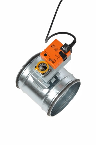 Absperrklappe mit belimo lm24a - absperrklappe,