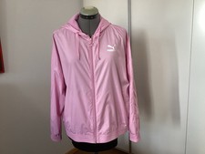 Puma Trainingsjacke mit Kapuze, Fallschirmseide,  Damen, Rosa S