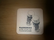 Vintage Bierdeckel "ParkBrau"