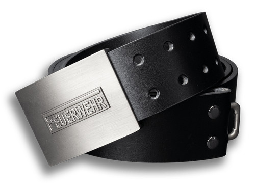 Feuerwehr leder stilgürtel - feuerwehr, leder/stilgürtel