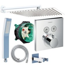 Hansgrohe ShowerSelect Unterputz Duscharmatur Regendusche Kopfbrause 360mm Set