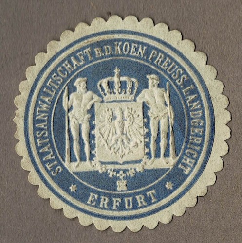 Siegelmarke preußen - siegelmarke,