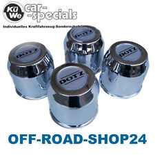 NABENKAPPEN DOTZ "DAKAR" Mittelloch 110mm - Höhe 103mm - Edelstahl (4 Stück) 