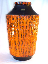 Carstens Tönnieshof Keramik Vase, Modell 212-45, H.44 cm, Reliefdekor, TOP-Zust.