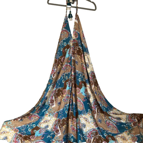 Boho seidenmischung kleid - boho,