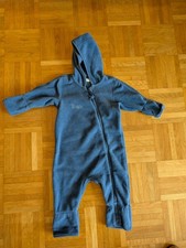 Sterntaler Unisex Baby Fleece Overall blau Gr. 74