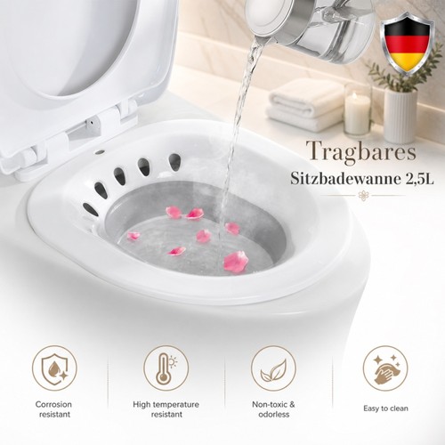 Sitzwanne tragbar faltbar - tragbar,