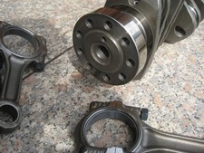 Porsche 993 Kurbelwelle, plus 5 Pleuel, defekt
