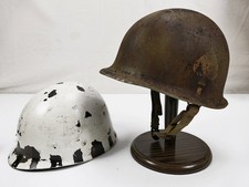 US WW2 M1-C Paratrooper Stahlhelm Fallschirmjägerhelm mit Original Westinghouse 
