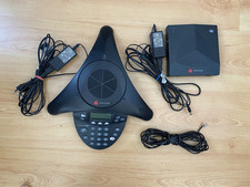 Polycom SoundStation 2W Konferenztelefon + DECT Basisstation + Netzteile + Kabel