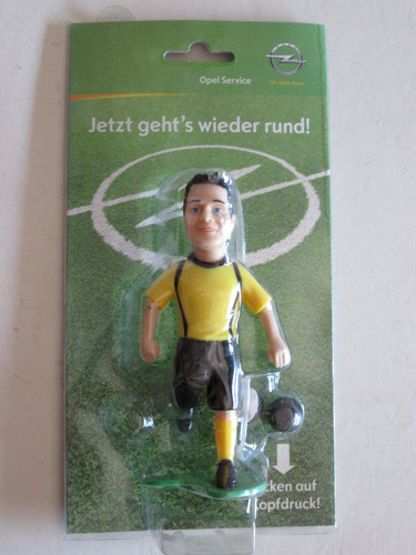 Opel figur gelb fussballer - gelb,