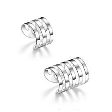 Ohrklemme Silber 925 Damen Mädchen 2 Stück Ohrringe