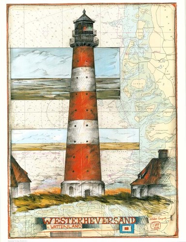 Kunstdruck westerheversand - -, "westerheversand"