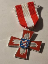 Brandschutzehrenzeichen in Silber aus Hessen - Feuerwehr