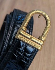 Vintage Philippe Charriol Swiss Made Belt Buckle - USED