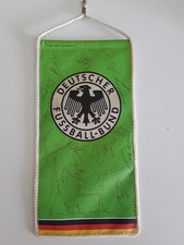 DFB - Wimpel mit Unterschriften von  Deutschen Spielern WM 1986 Mexico