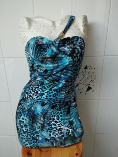 Mini kleid one shoulder - kleid, one-shoulder