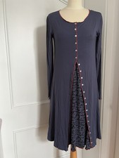 Deerberg Set aus Nachthemd und Morgenmantel Blau Gr. L/S