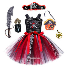 Kostüm Kinderkostüm Piratin Pirat, Kleid, Piratenkostüm
