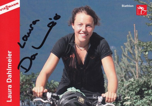 Autogramm laura dahlmeier - -,