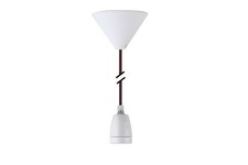 Deko Set Textilkabel braun mit