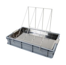 Entdeckelungsgeschirr PREMIUM 100 mm für Rähmchen Entdeckelungswanne Imker