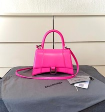 Original Balenciaga Tasche Hourglass bag S neon fluo pink neu ungetragen