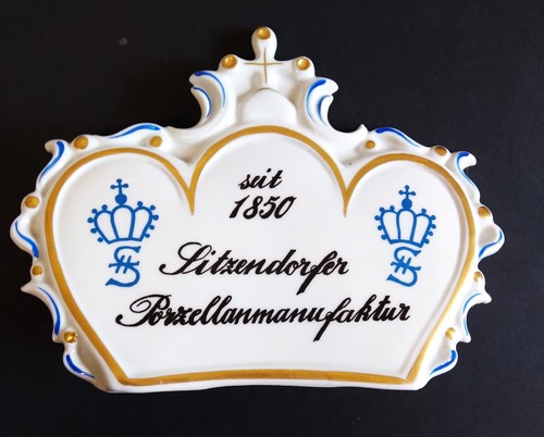Porzellanmanufaktur sitzendorf - porzellanmanufaktur,