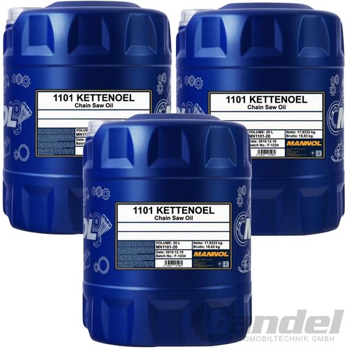 3x20 liter mannol kettenöl - liter,