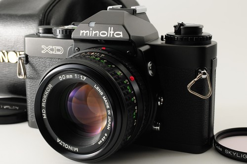 Minolta slr 35mm filmkamera - xd,