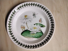 Portmeirion Teller Botanischer Garten 18 cm  Nymphaea Alba  White Waterlily